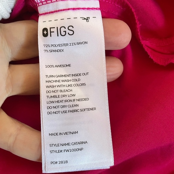 FIGS-Catarina One-Pocket Scrub Top - Picture 4 of 4